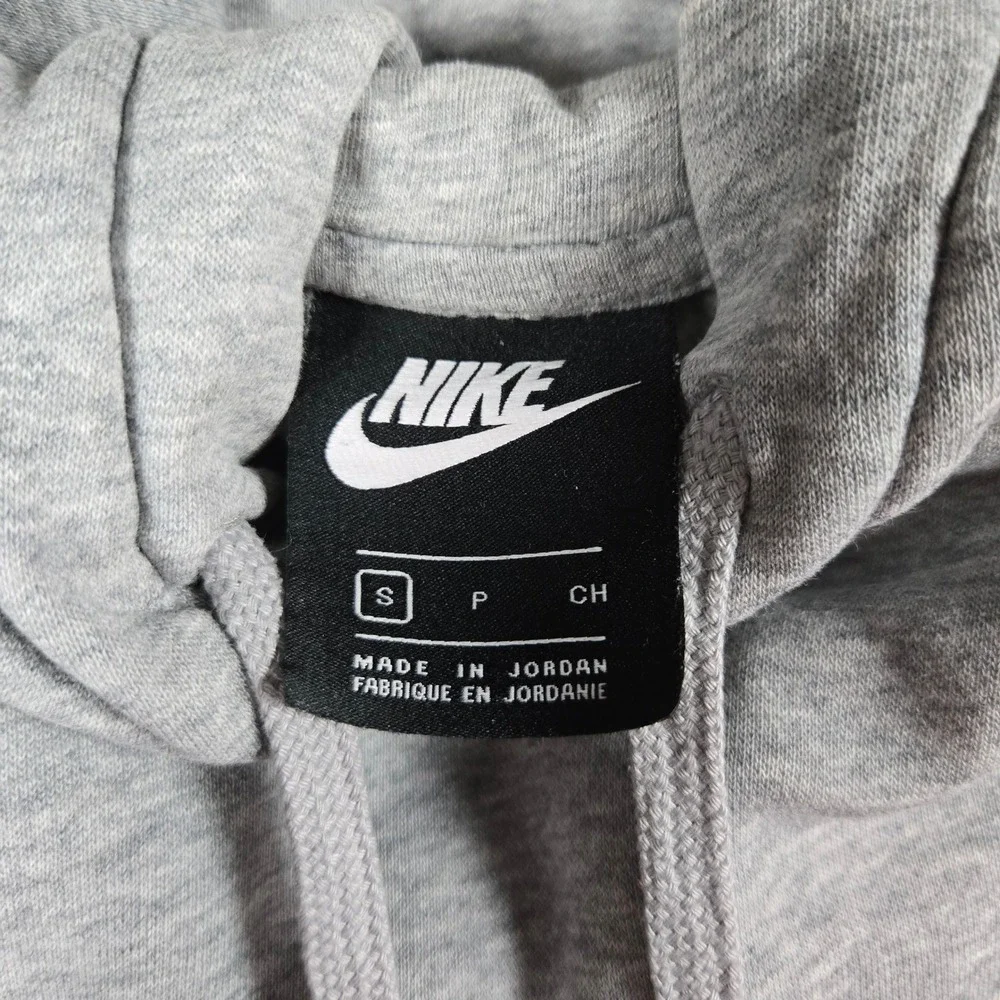Nike Mens Grey Sportswear Club Fleece Pullover Hoodie S